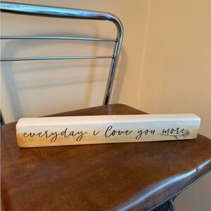 Ceramic Sign with Inspirational Quote